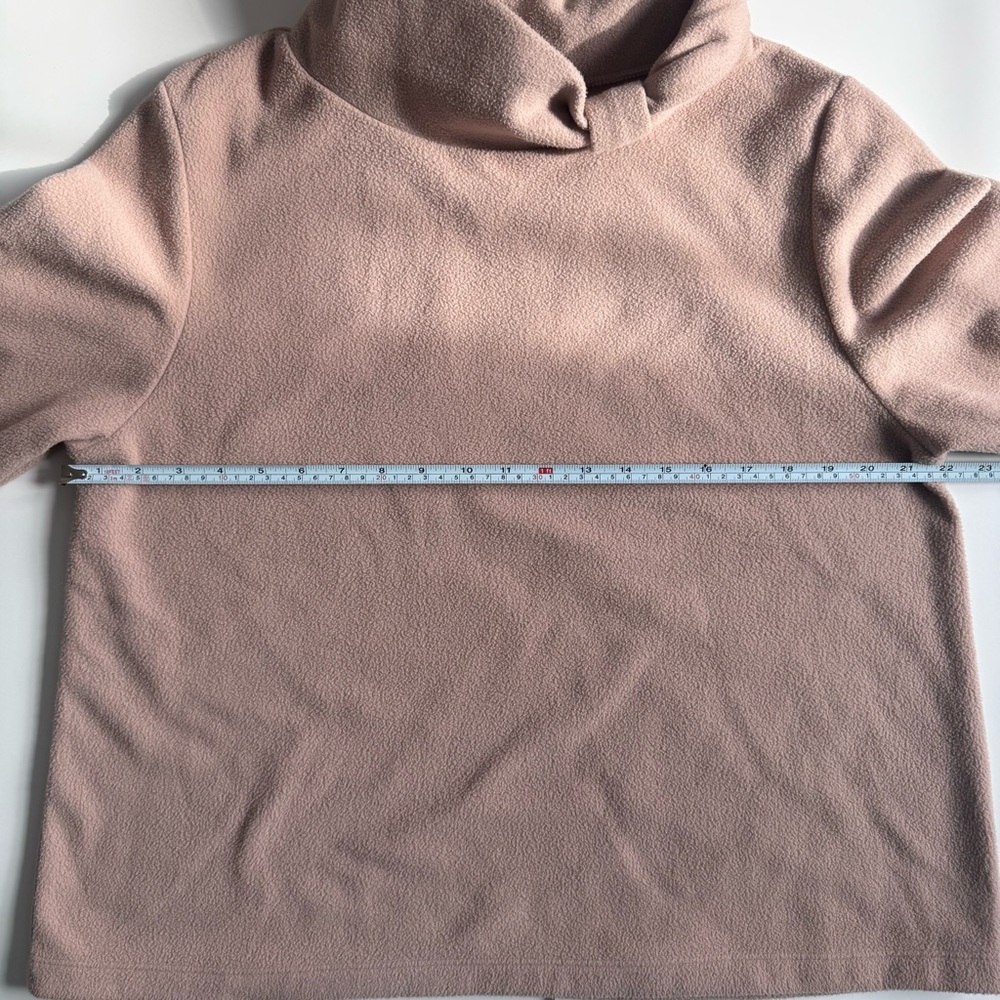 Dudley Stephens Blush Pink Fleece Pullover Women’s Top Cozy Chic Size XXL - Picture 9 of 11